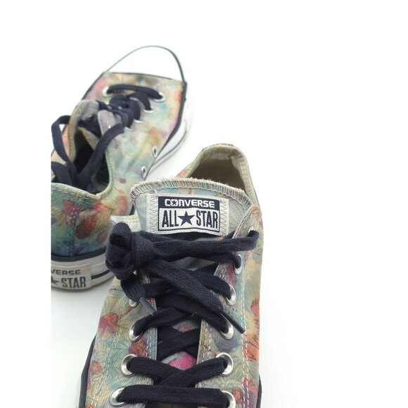 Converse All Star Women's Tye-Dye Floral Low Top Sneakers Size 7 US - Picture 5 of 15
